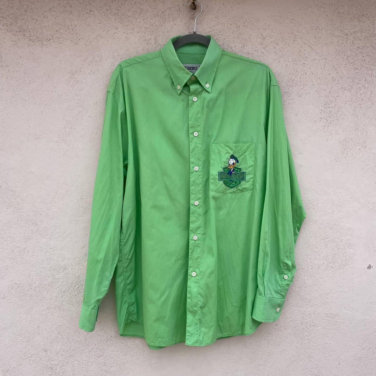 Camicia verde Iceberg Paperino