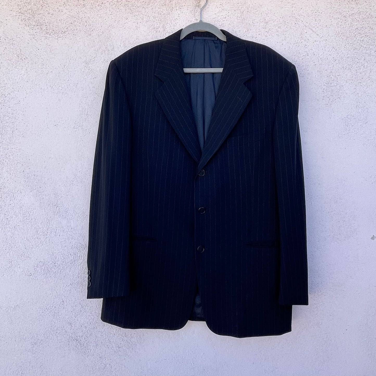 Blazer blu gessato