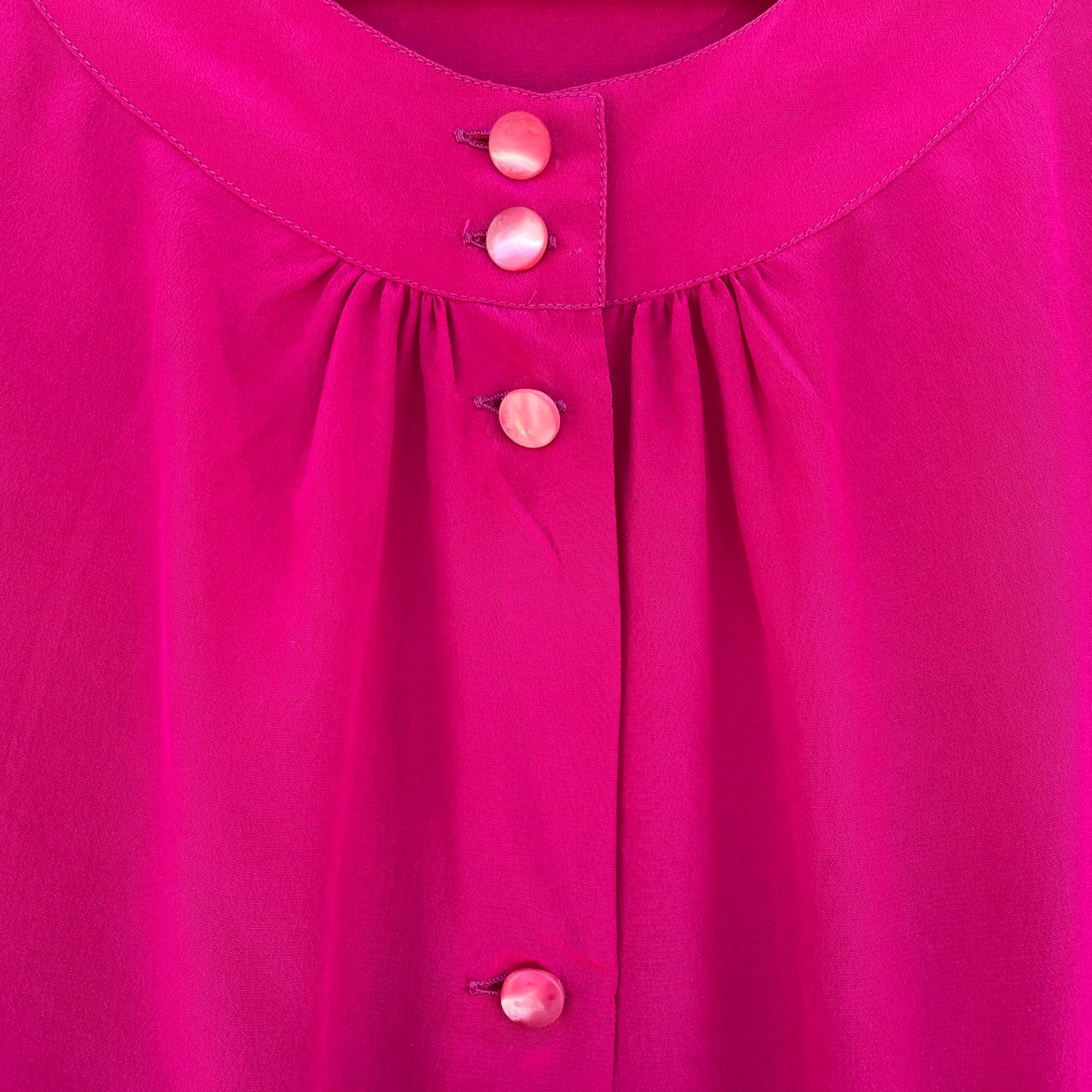 Blusa seta fucsia