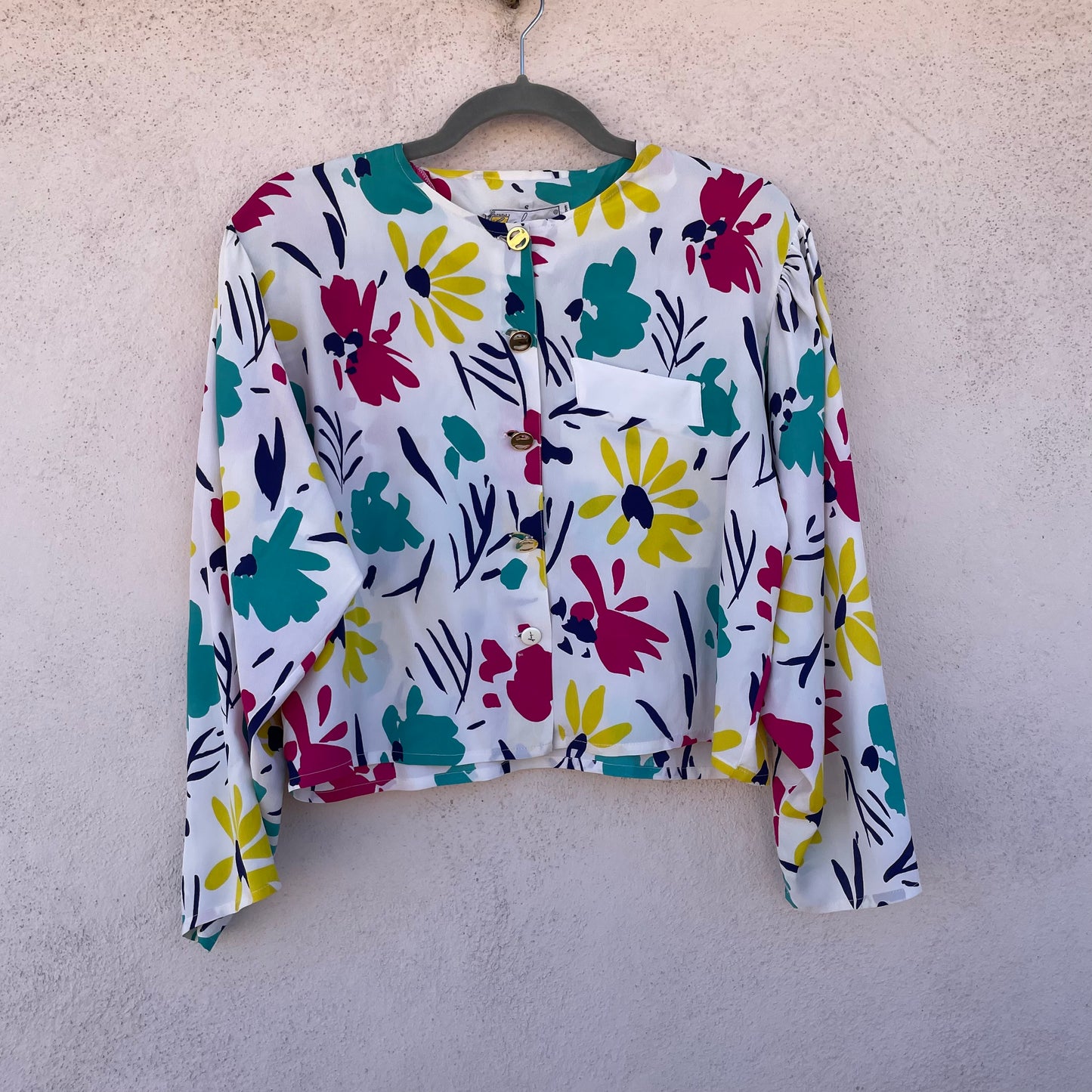 Camicia seta fiori