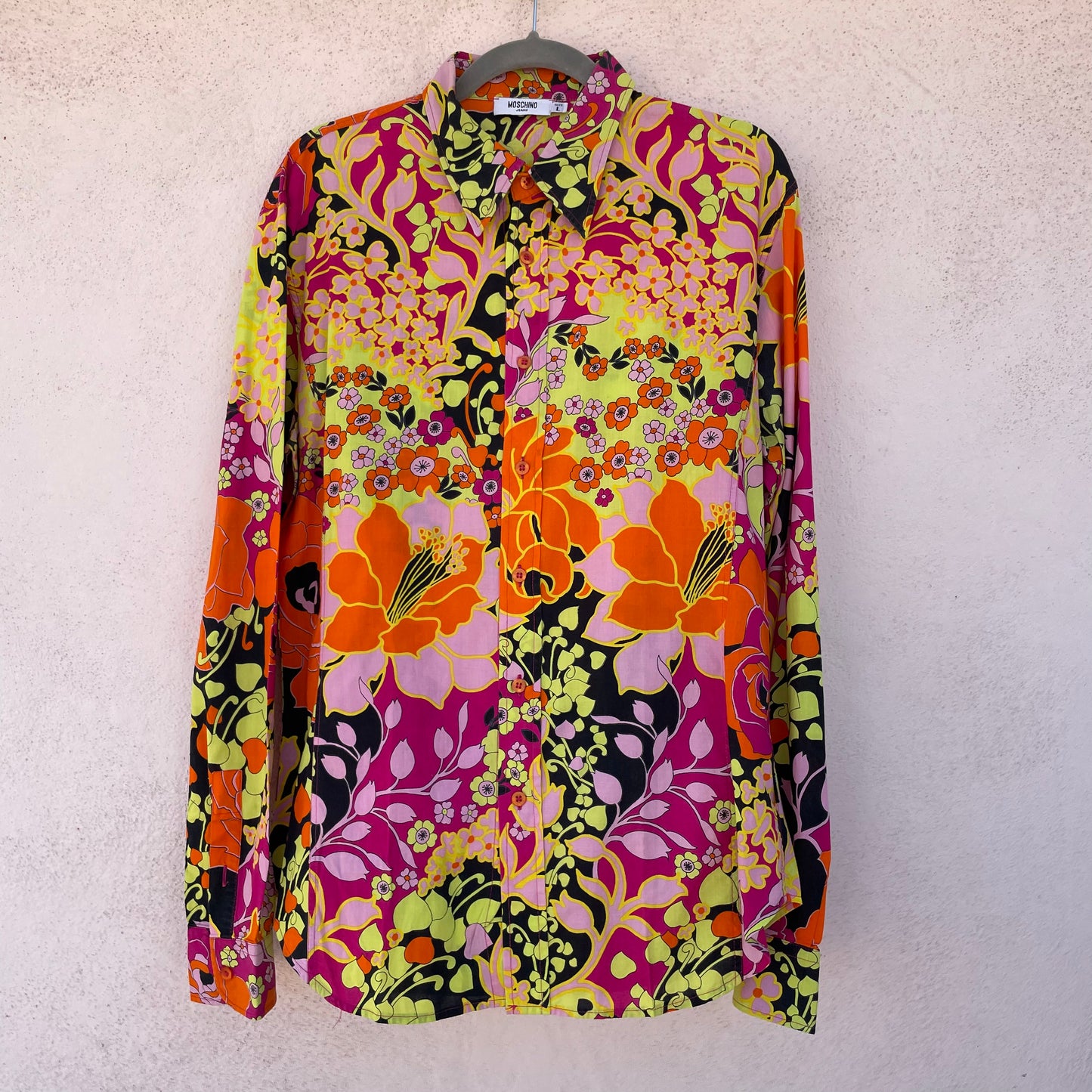 Camicia fantasia hippie Moschino