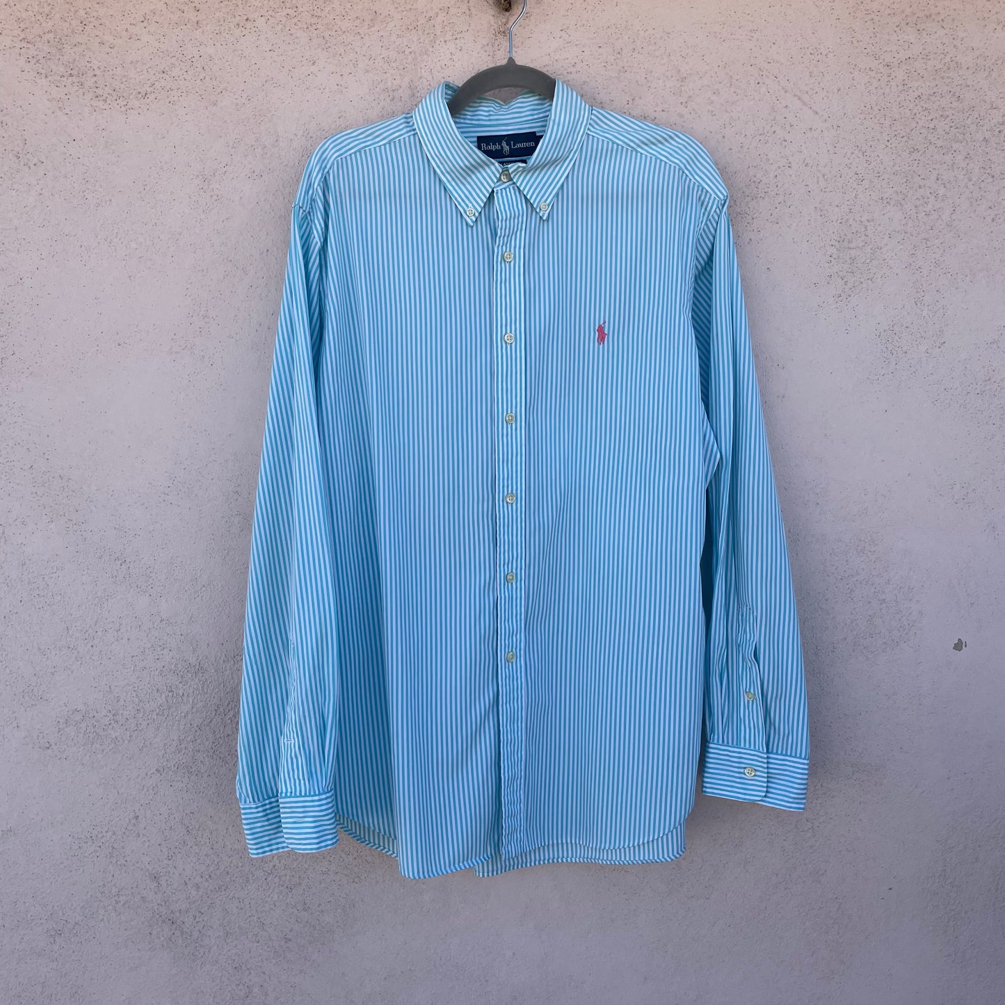 Camicia Ralph Lauren righe azzurre