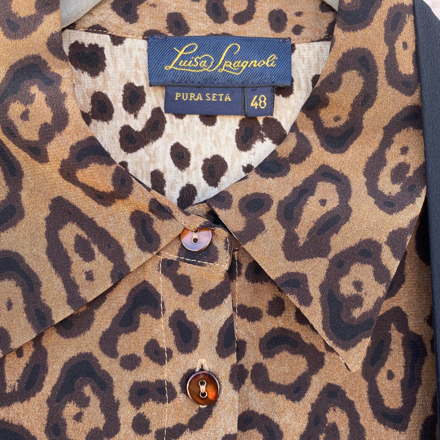 Camicia animalier Luisa Spagnoli