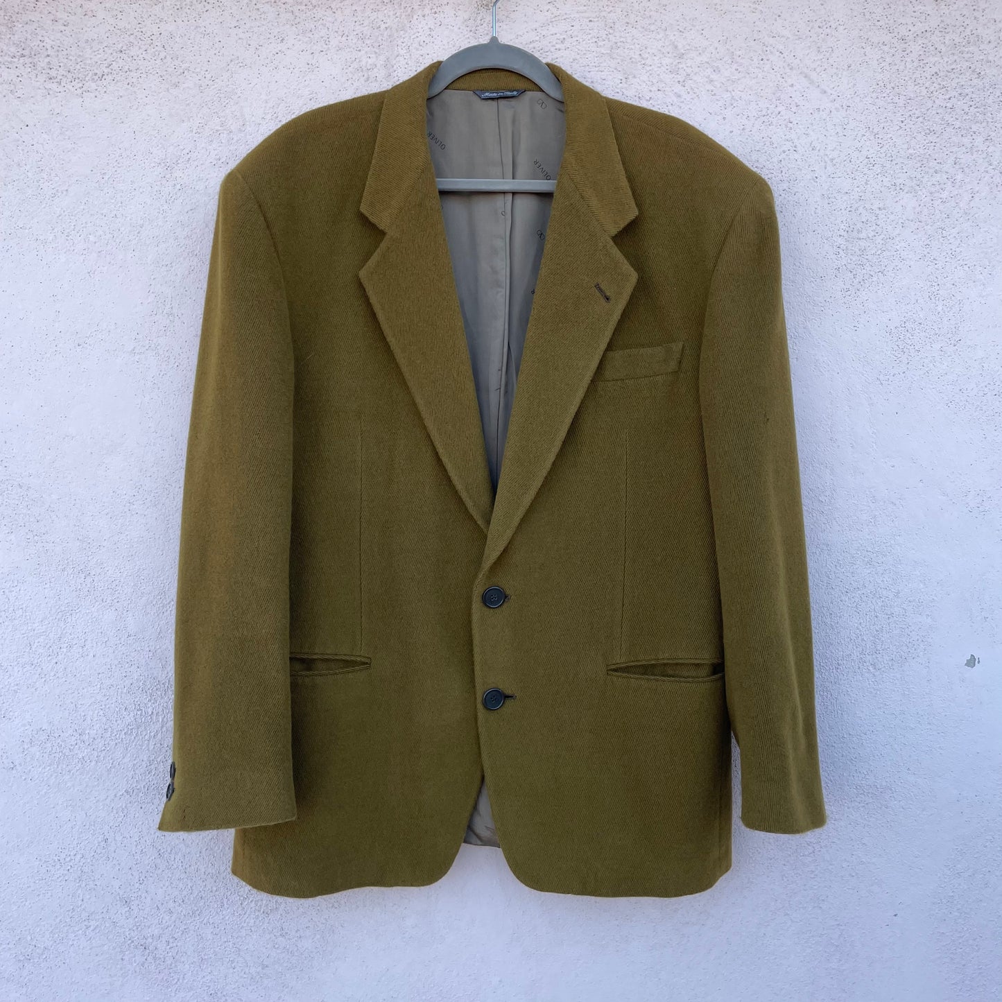 Blazer Oliver Valentino olio d’oliva