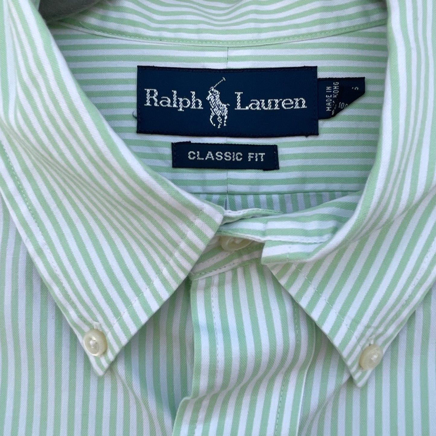 Camicia Ralph Lauren righe verdi