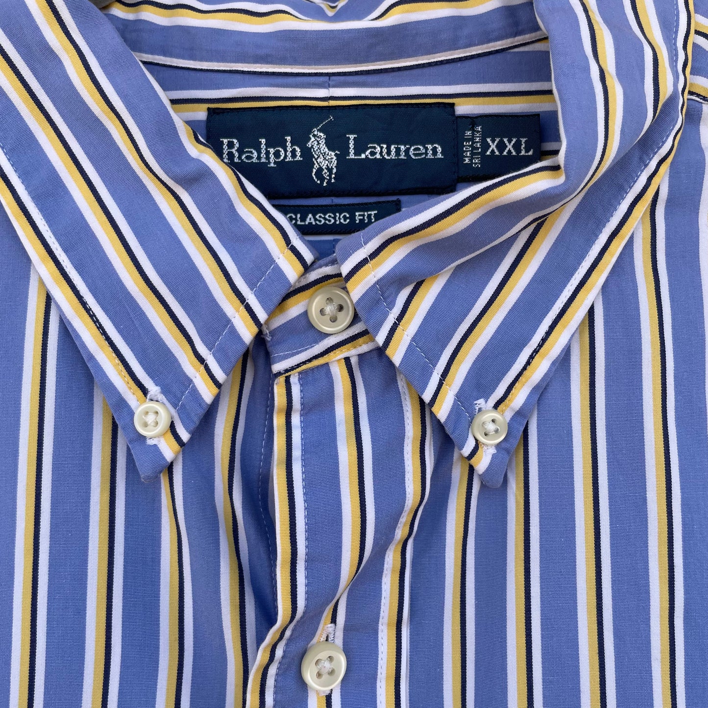 Camicia Ralph Lauren azzurra righe