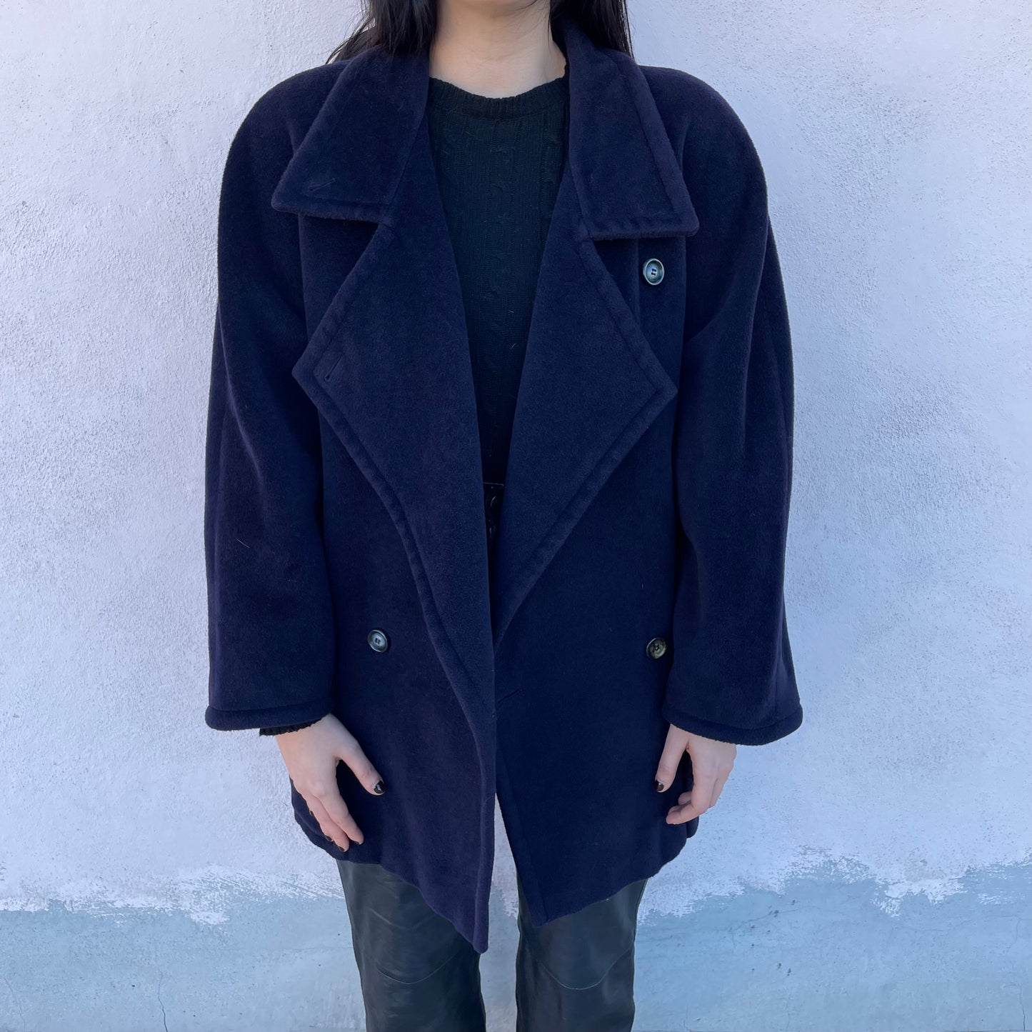 Cappotto blu notte Max Mara