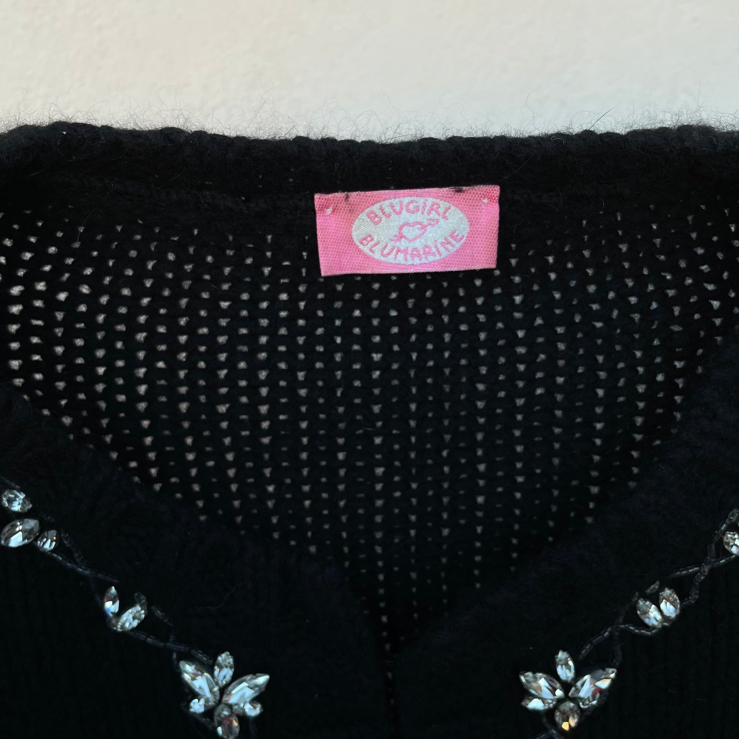 Cardigan strass Blumarine