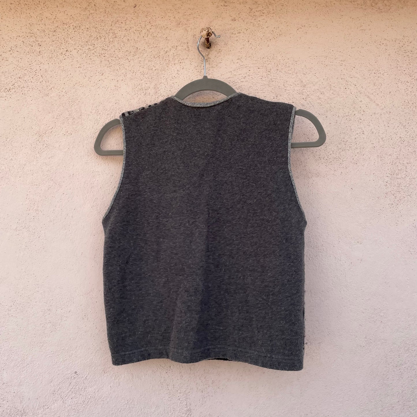 Gilet maglia grigio