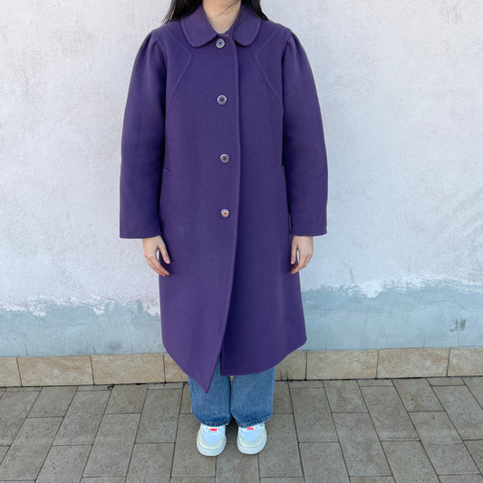 Cappotto viola Sorelle Fontana