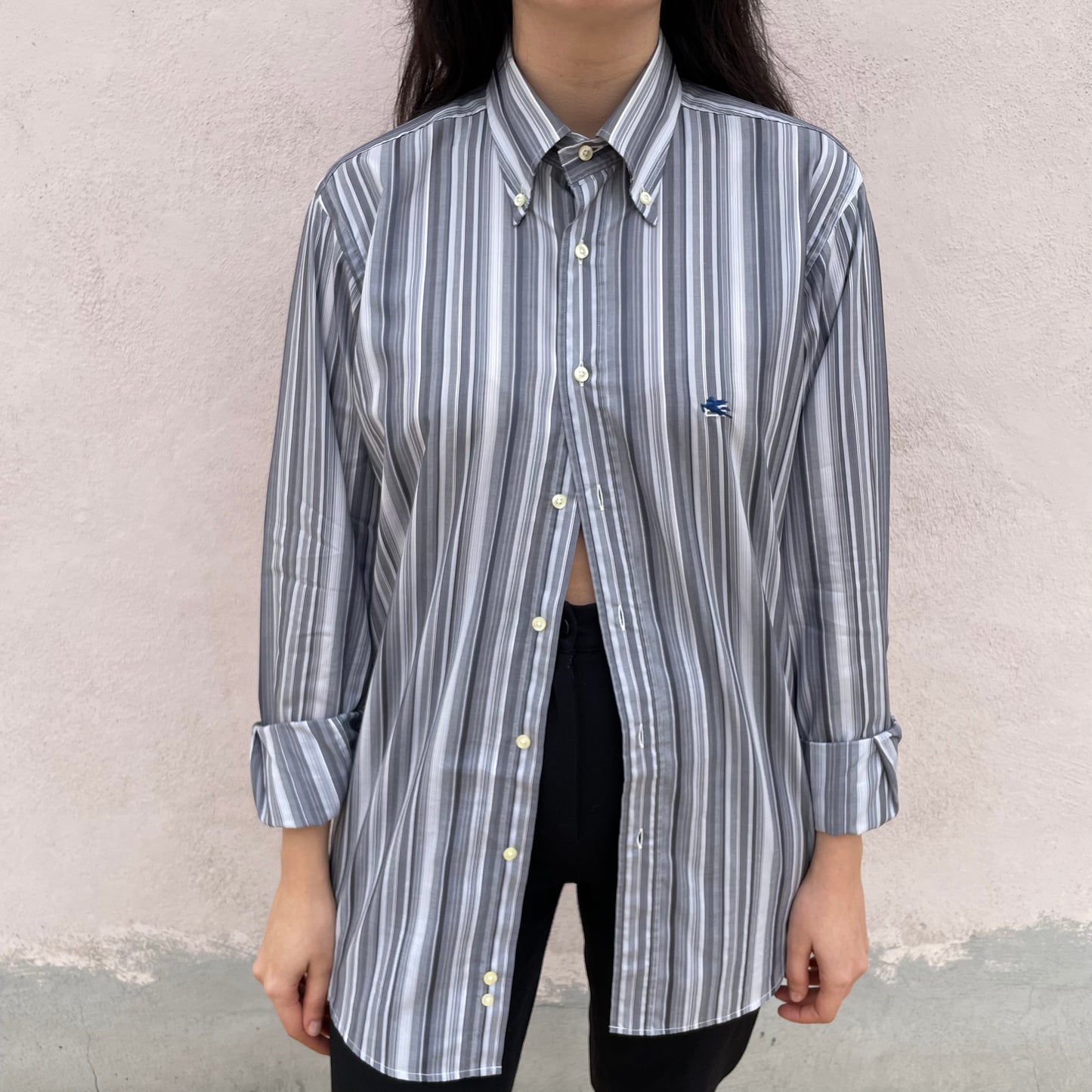 Camicia unisexy Etro grigia