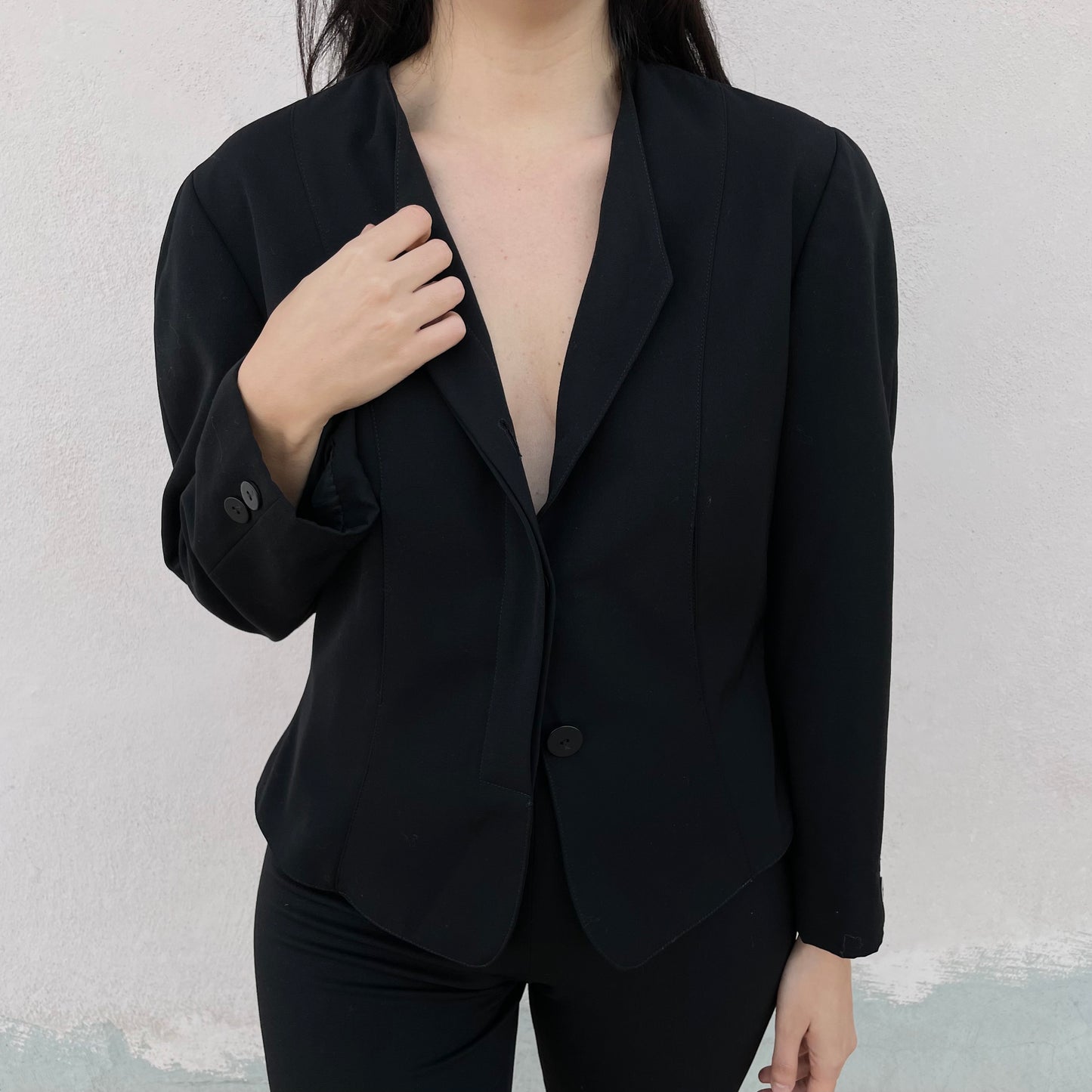 Blazer nero Krizia