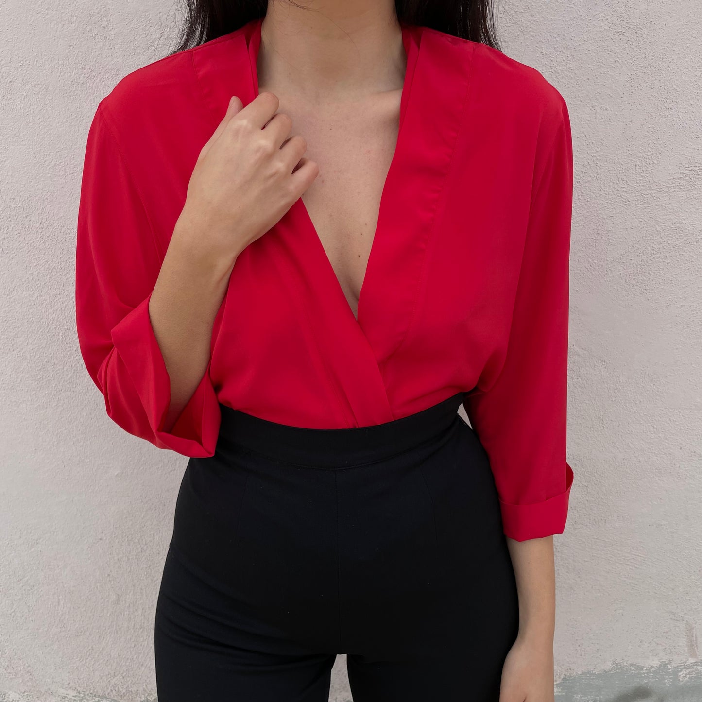 Camicia rossa Cacharel