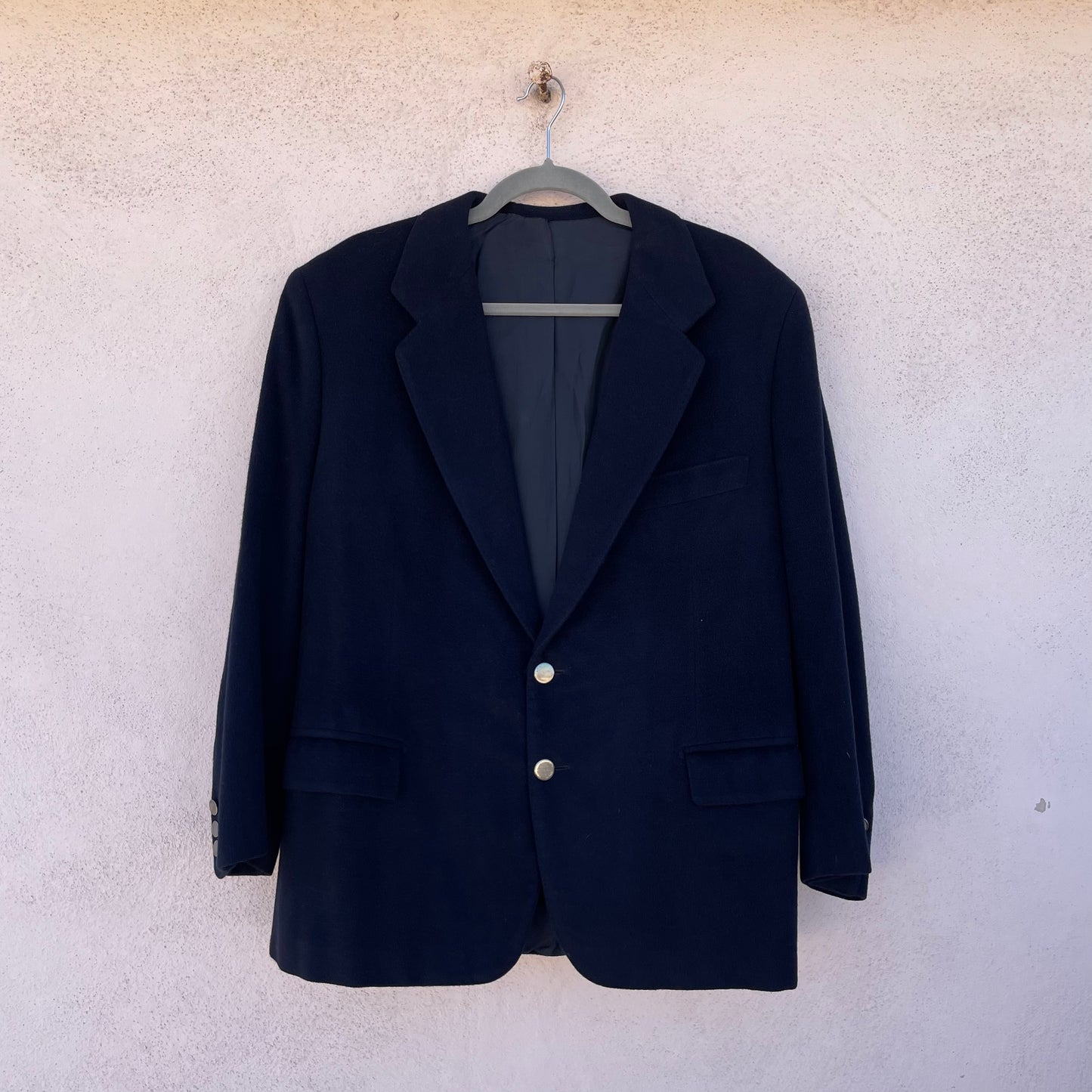 Blazer blu 100% cashmere