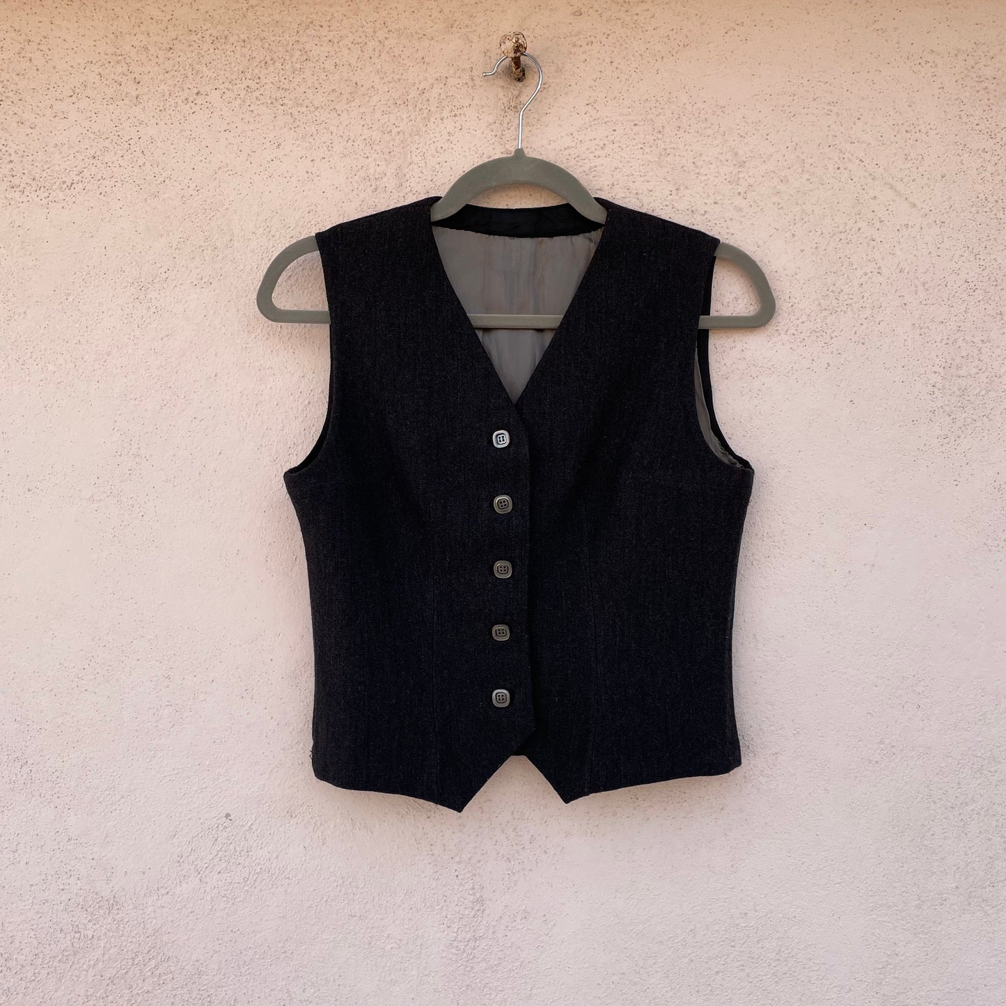 Gilet sartoriale grigio