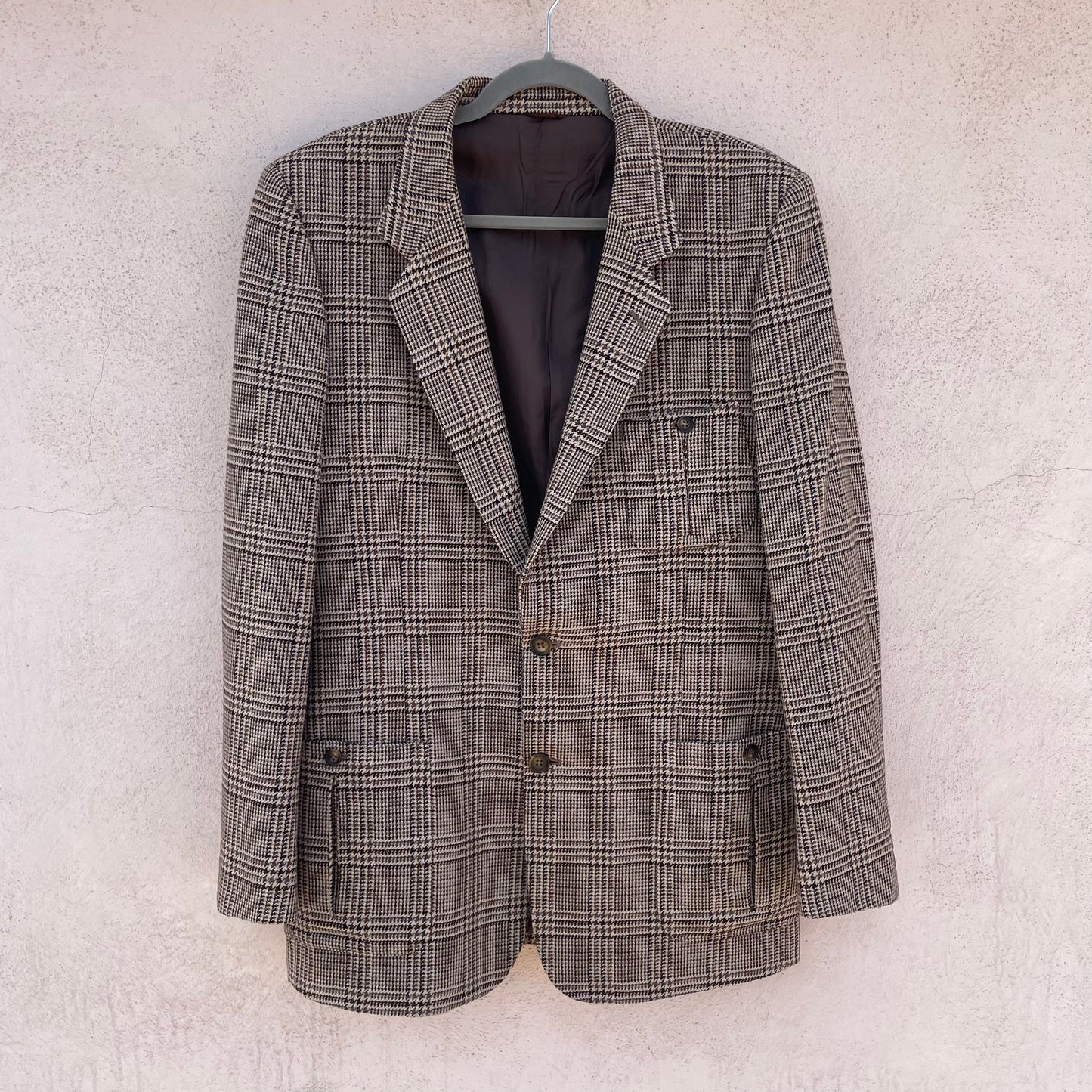 Blazer Principe di Galles tasche