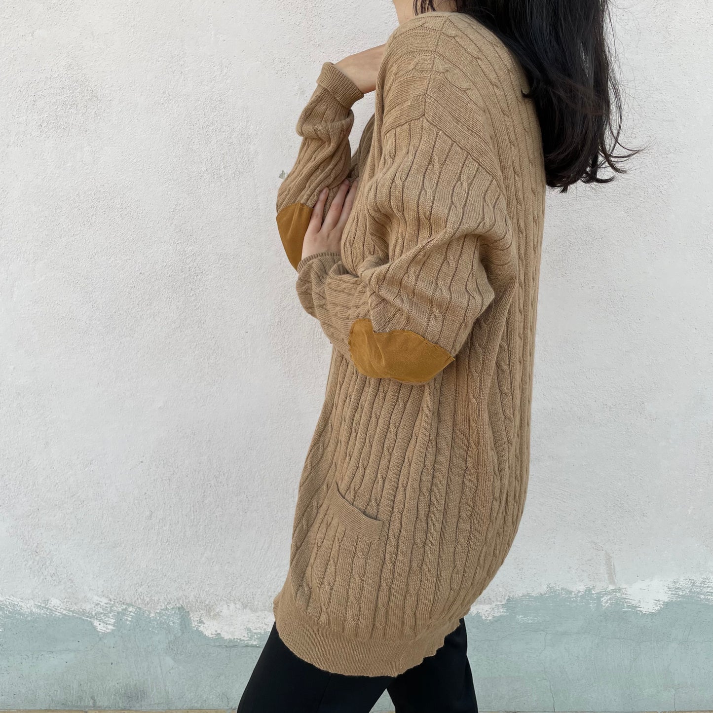 Cardigan cammello