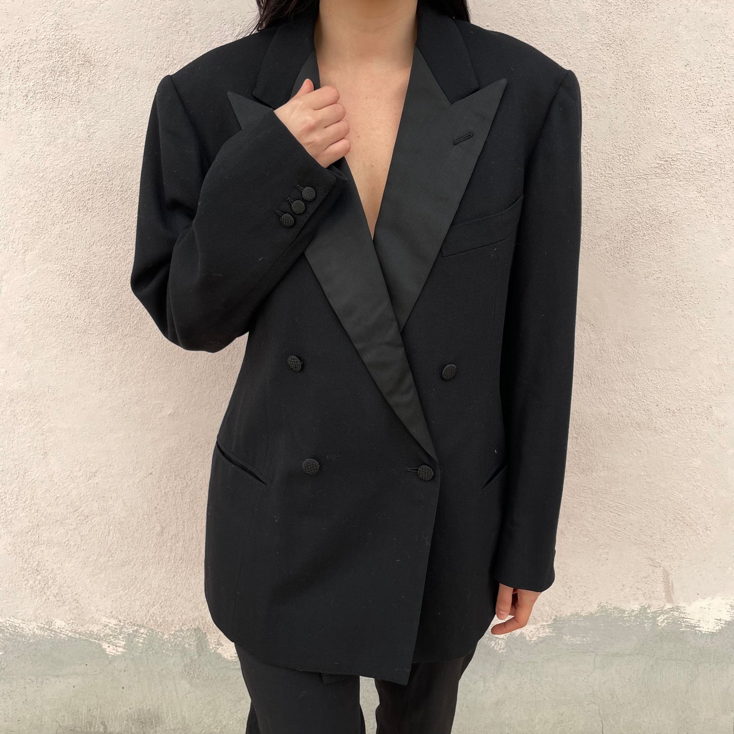 Blazer tuxedo nero